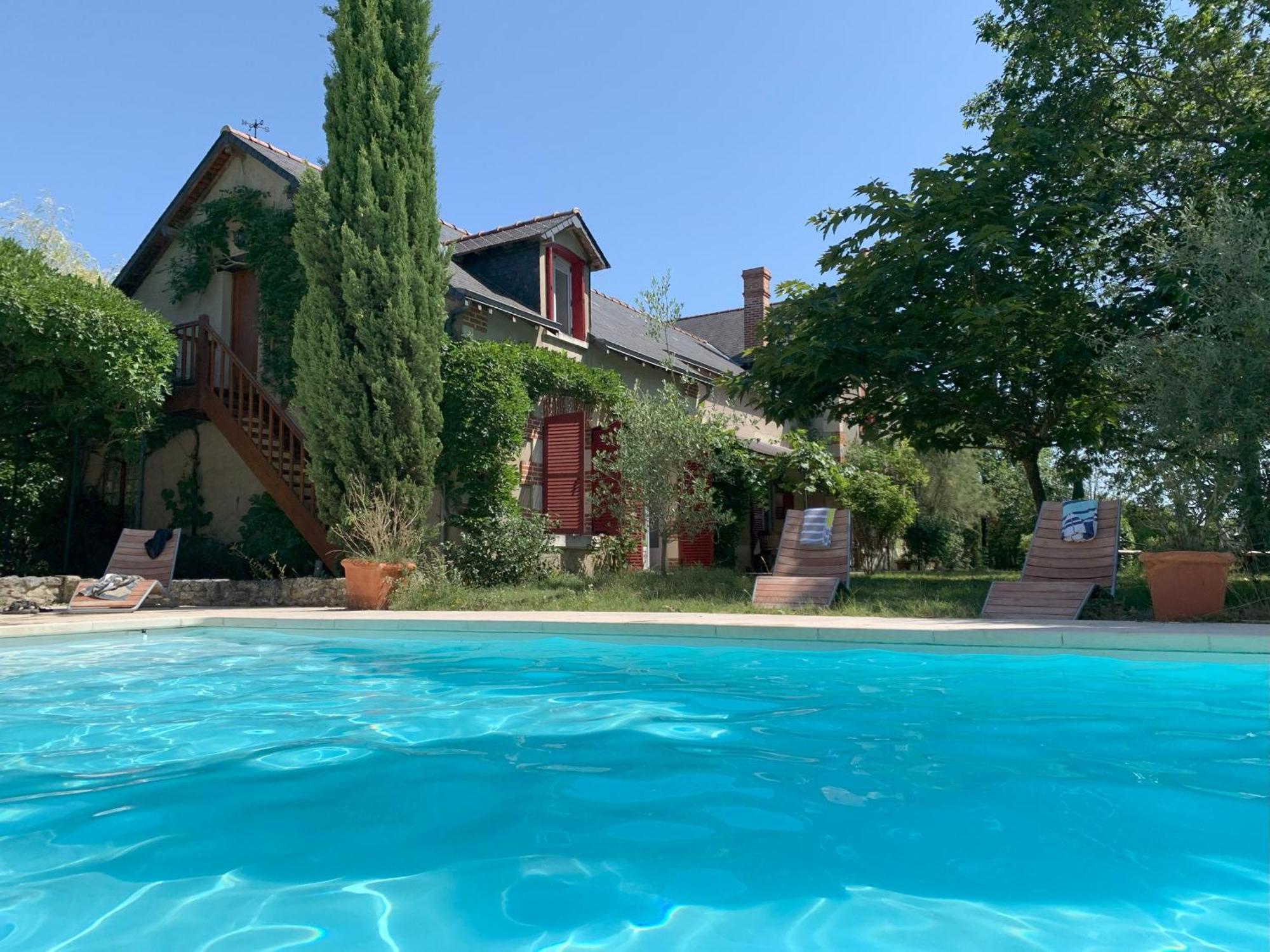 Chambre D'Hotes Avec Piscine Chauffee Dans Le Parc De La Brenne - Fr-1-591-574 Bed & Breakfast Rosnay  Exterior photo